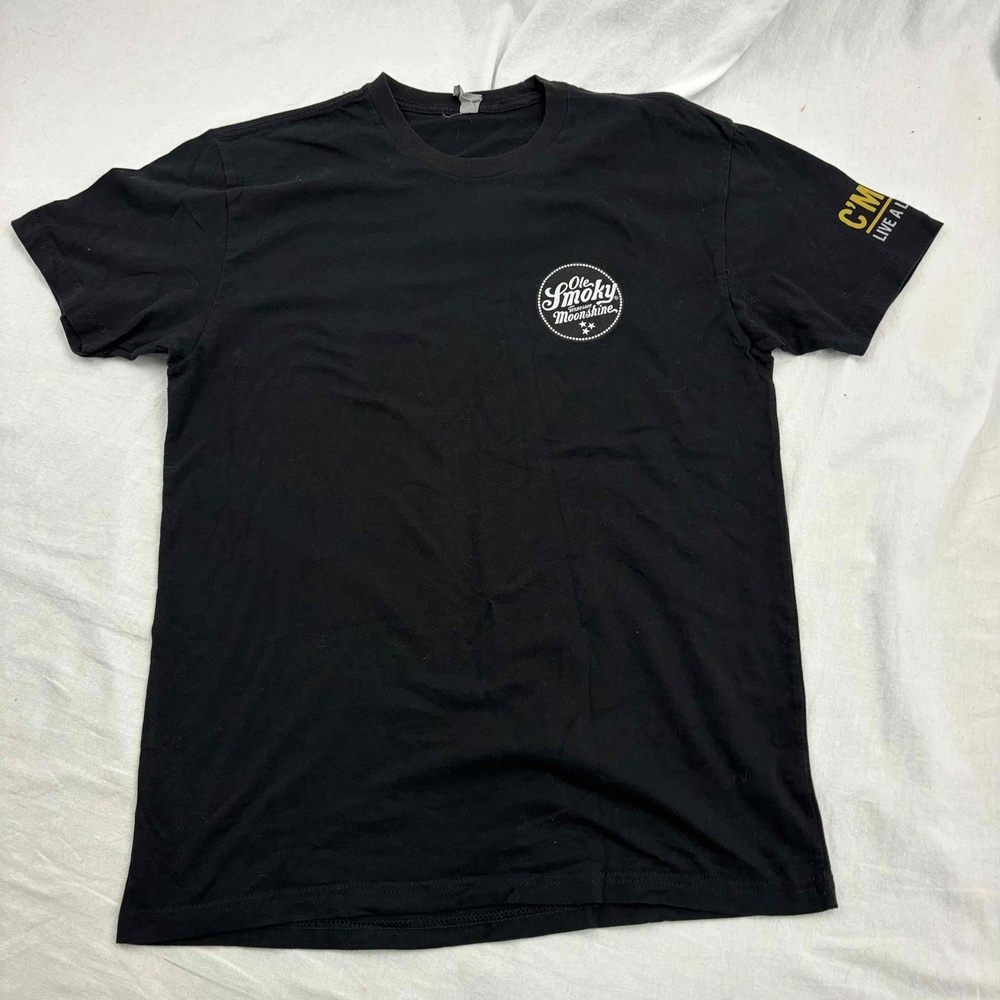 Ole Smoky Moonshine Tennessee Unisex T-Shirt Black Graphic Print Medium